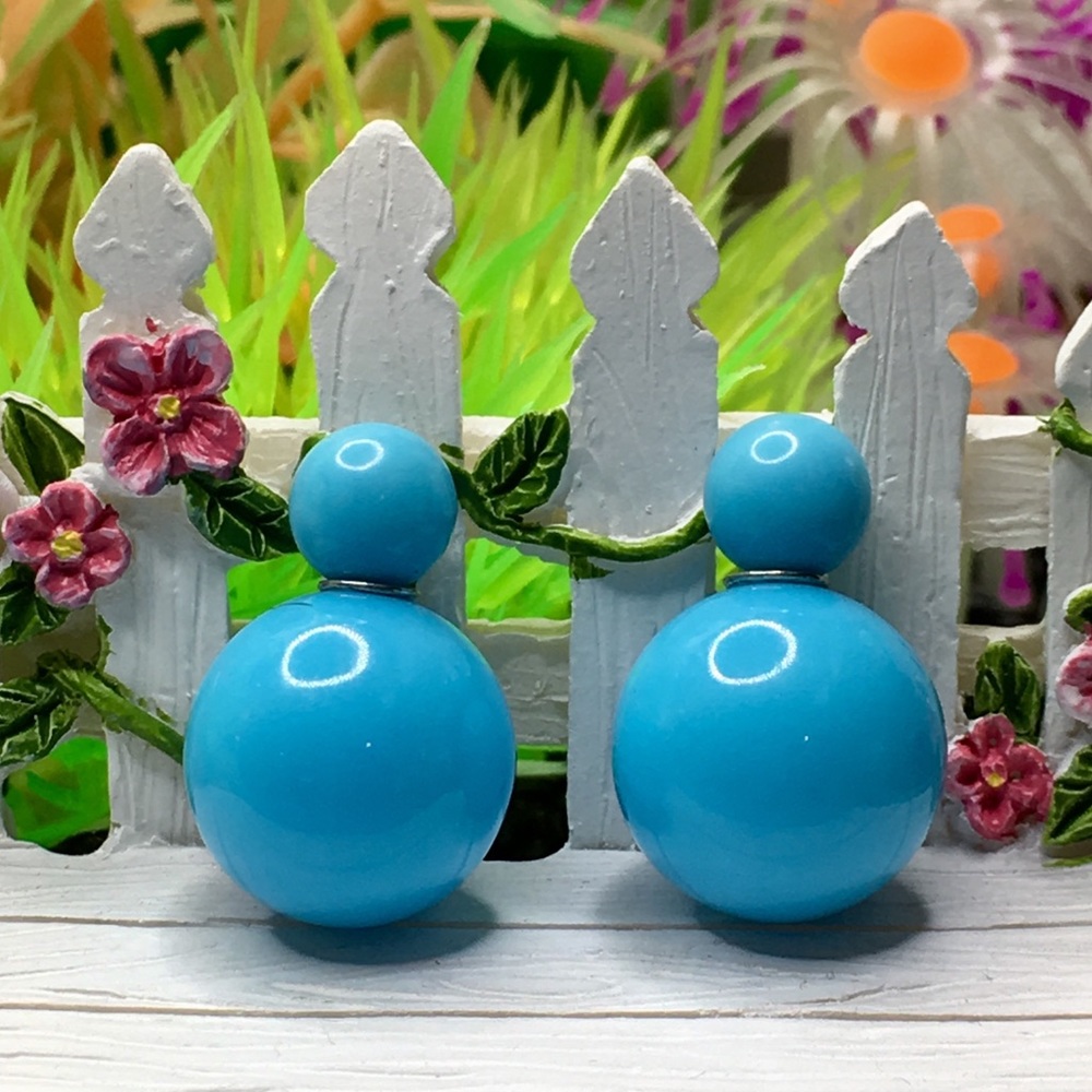 Light Blue Candy Double Stud Earrings